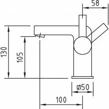 Grifo Bimini para lavabo