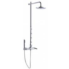 Columna de ducha de 4 jets Mikura con kit de ducha completo