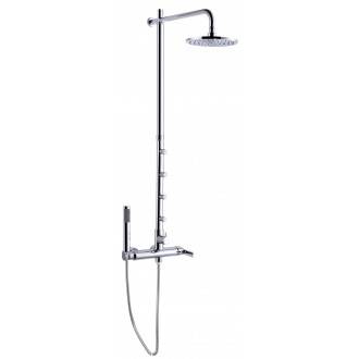 Columna de ducha de 4 jets Mikura con kit de ducha completo