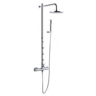 Columna termost&aacute;tico de 4 jets Mikura con kit de ducha completo