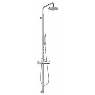 Columna termost&aacute;tica de 4 jets Caiman Elegance para la ducha