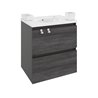 Mueble con lavabo porcelana 60cm Antracita B-Box BATH+
