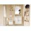 Mueble con lavabo resina 60cm Blanco B-Box BATH+