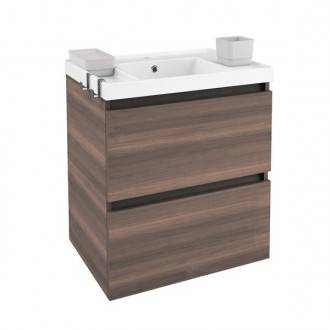 Mueble con lavabo resina 60cm Fresno B-Box BATH+