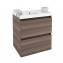 Mueble con lavabo resina 60cm Fresno B-Box BATH+