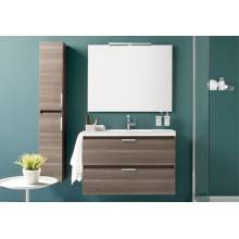 Mueble con lavabo resina 80cm Fresno B-Box BATH+