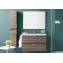 Mueble con lavabo resina 100cm Fresno B-Box BATH+