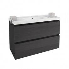 Mueble con lavabo resina 100cm Antracita B-Box BATH+