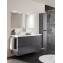 Mueble con lavabo resina 2 senos 120cm Fresno B-Box BATH+