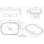 Lavabo Sanibold 48x40