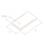 Plato de ducha Silk Blanco b10