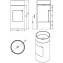 Lavabo Round 45 con mueble-pedestal