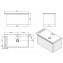 Pack lavabo con toallero + mueble CLEAN 80