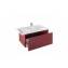 Pack lavabo con toallero + mueble CLEAN 80