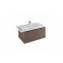 Pack lavabo con toallero + mueble CLEAN 80