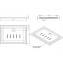 Plato extraplano Waterline 100 x 70 Unisan Sanindusa