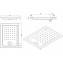 Plato de ducha para encastrar Strado 100 Unisan Sanindusa