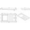 Plato de ducha para encastrar Strado 140 Unisan Sanindusa