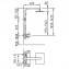 Columna termost&aacute;tico Bimini de ducha extensible