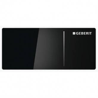 Pulsador Geberit70 Negro cisterna Sigma 12 cm