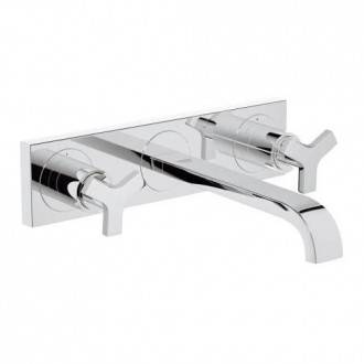 Grifo Bater&iacute;a de lavabo mural L Grohe Allure