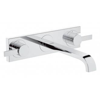 Grifo en bater&iacute;a de lavabo mural L Grohe Allure