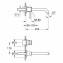 Grifo de lavabo mural Grohe Atrio M
