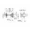 Grifo de lavabo mural Grohe Atrio M