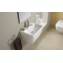 Lavabo mural Emma Square 48x37,5cm pedestal