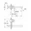 Grifo de lavabo mural Grohe Quadra L