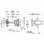 Grifo de lavabo mural M Grohe Eurocube