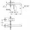 Grifo de lavabo mural M Grohe Essence