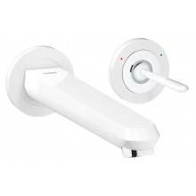 Grifo de lavabo mural L Moon White Grohe Eurodisc Joy