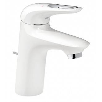 Grifo lavabo S Plus de palanca con hendidura Moon White Grohe Eurostyle