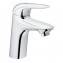 Grifo lavabo S Liso de palanca s&oacute;lida Grohe Eurostyle