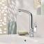 Grifo de lavabo L de palanca con hendidura Grohe Eurostyle