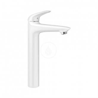 Grifo de lavabo XL de palanca s&oacute;lida Moon White Grohe Eurostyle