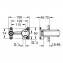 Grifo lavabo mural M de palanca con hendidura Moon White Grohe Eurostyle