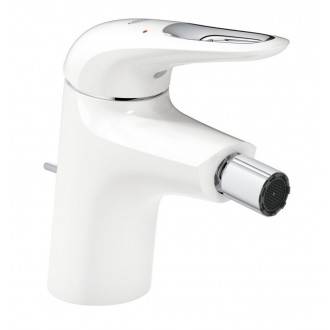 Grifo de bid&eacute; de palanca con hendidura Moon White Grohe Eurostyle