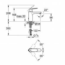 Grifo lavabo M Grohe Eurosmart Cosmopolitan