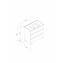 Pack mueble 3 cajones Jade Gala