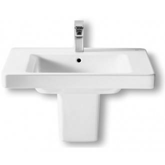 Lavabo mural con semipedestal Khroma Roca