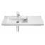 Lavabo mural o sobremueble Prisma dcha 90cm Roca