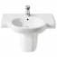 Lavabo semipedestal Meridian 70x46cm Roca