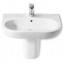 Lavabo semipedestal Meridian 65x46cm Roca