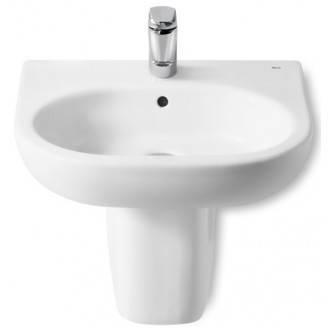 Lavabo semipedestal Meridian 55x46cm Roca