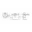 Lavabo mural Meridian 55x46cm Roca