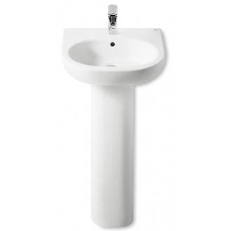 Lavabo con pedestal Meridian 50x46cm Roca