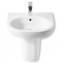 Lavabo semipedestal Meridian 50x46cm Roca