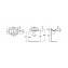 Lavabo mural o semipedestal Meridian 60cm dcha